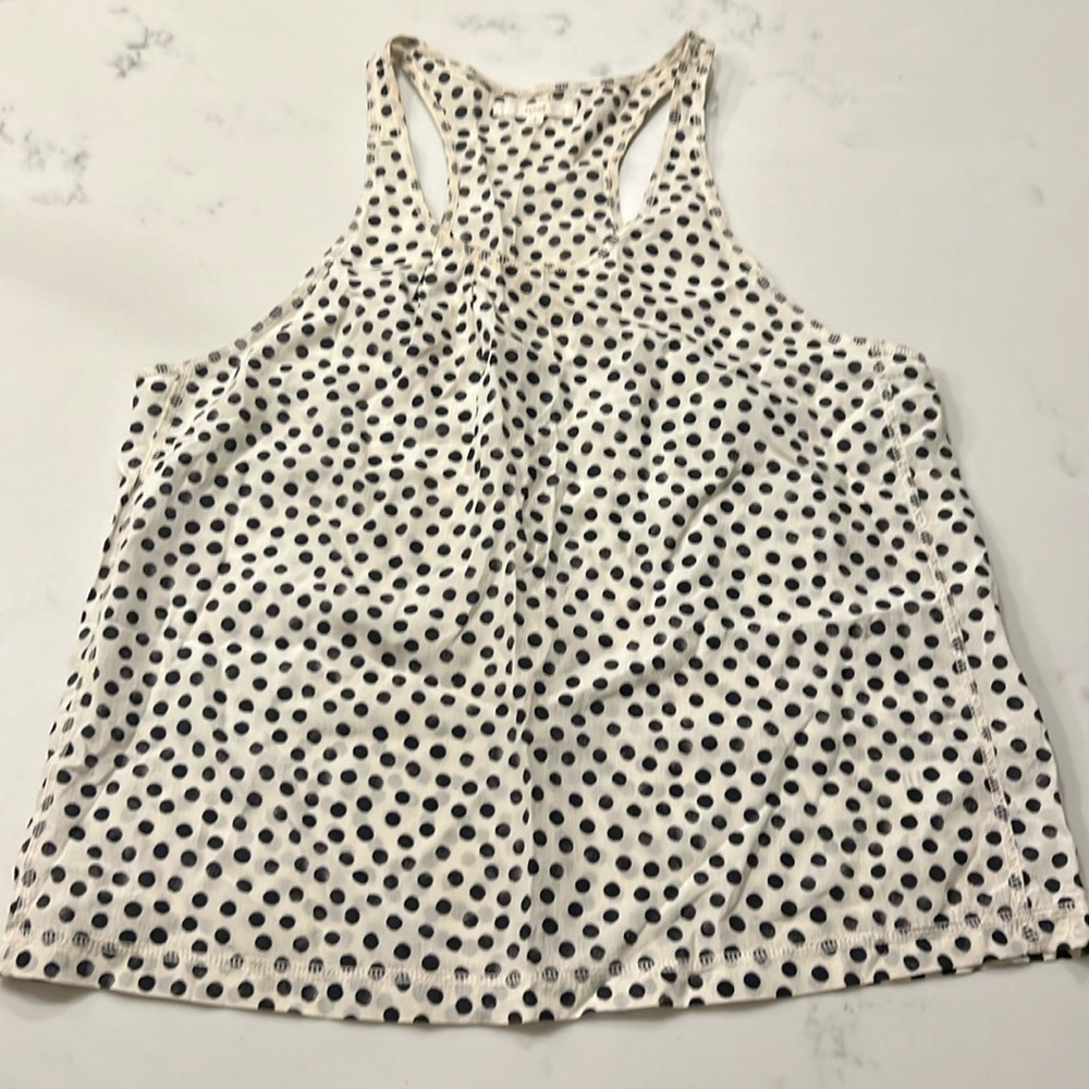 Eliot for Madewell Silk Racerback Blouse